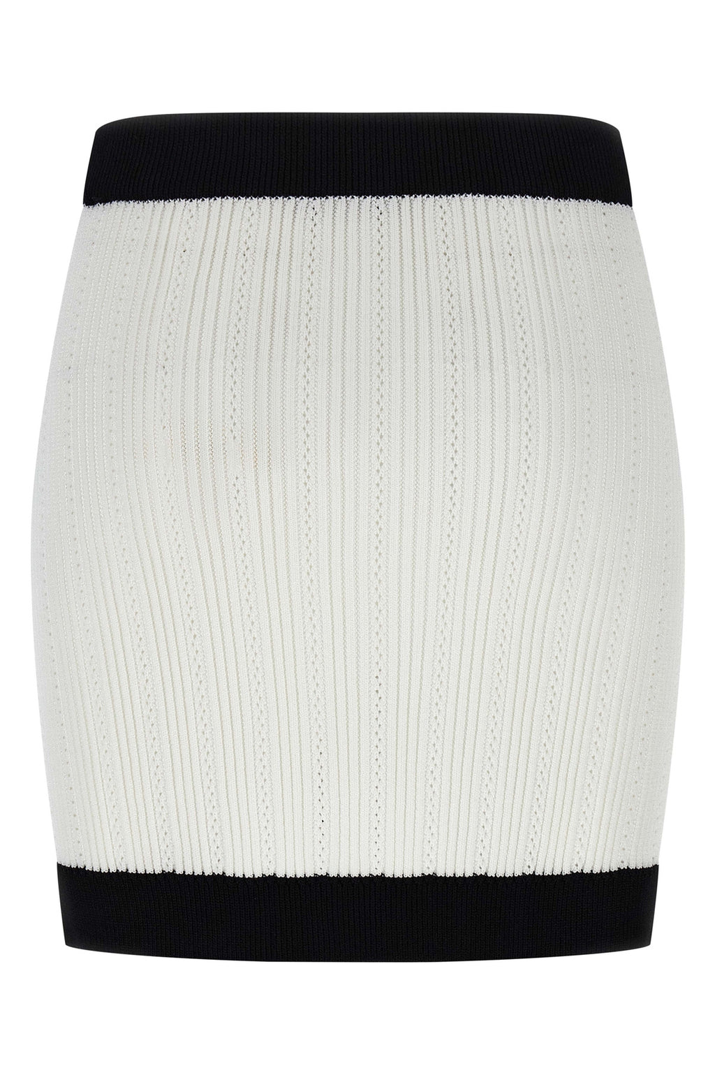BALMAIN Two-tone miniskirt For Women 84% viscose, 16% polyester