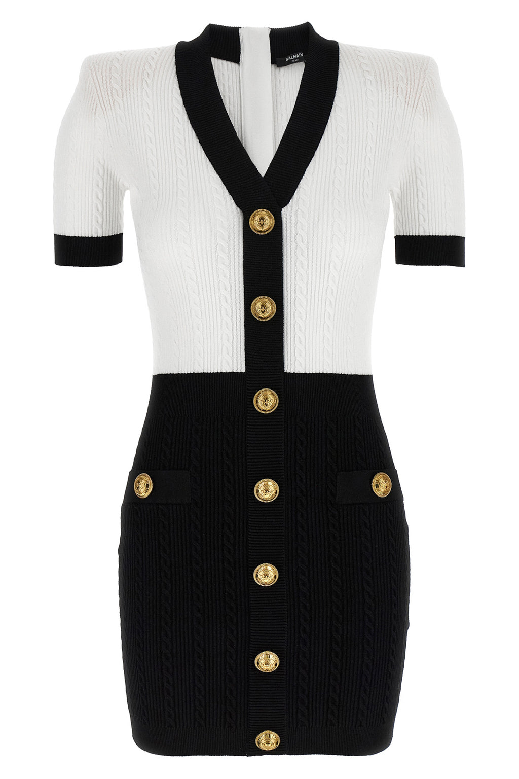 BALMAIN Knitted dress For Women 83% viscose, 17% polyester