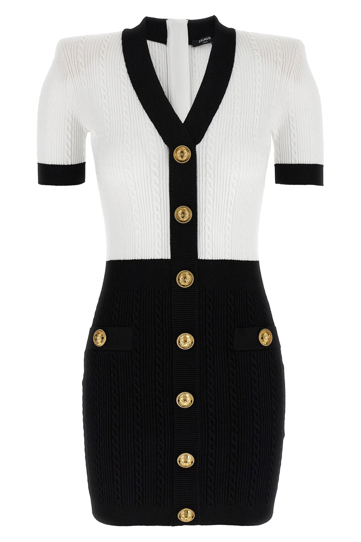 BALMAIN Knitted dress For Women 83% viscose, 17% polyester