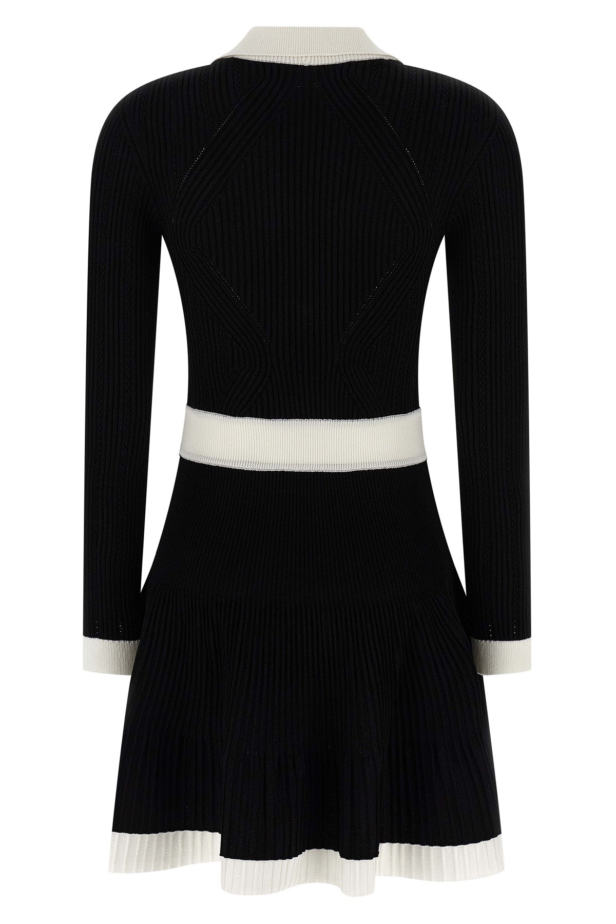 BALMAIN Two-tone dress For Women 84% viscose, 16% polyester