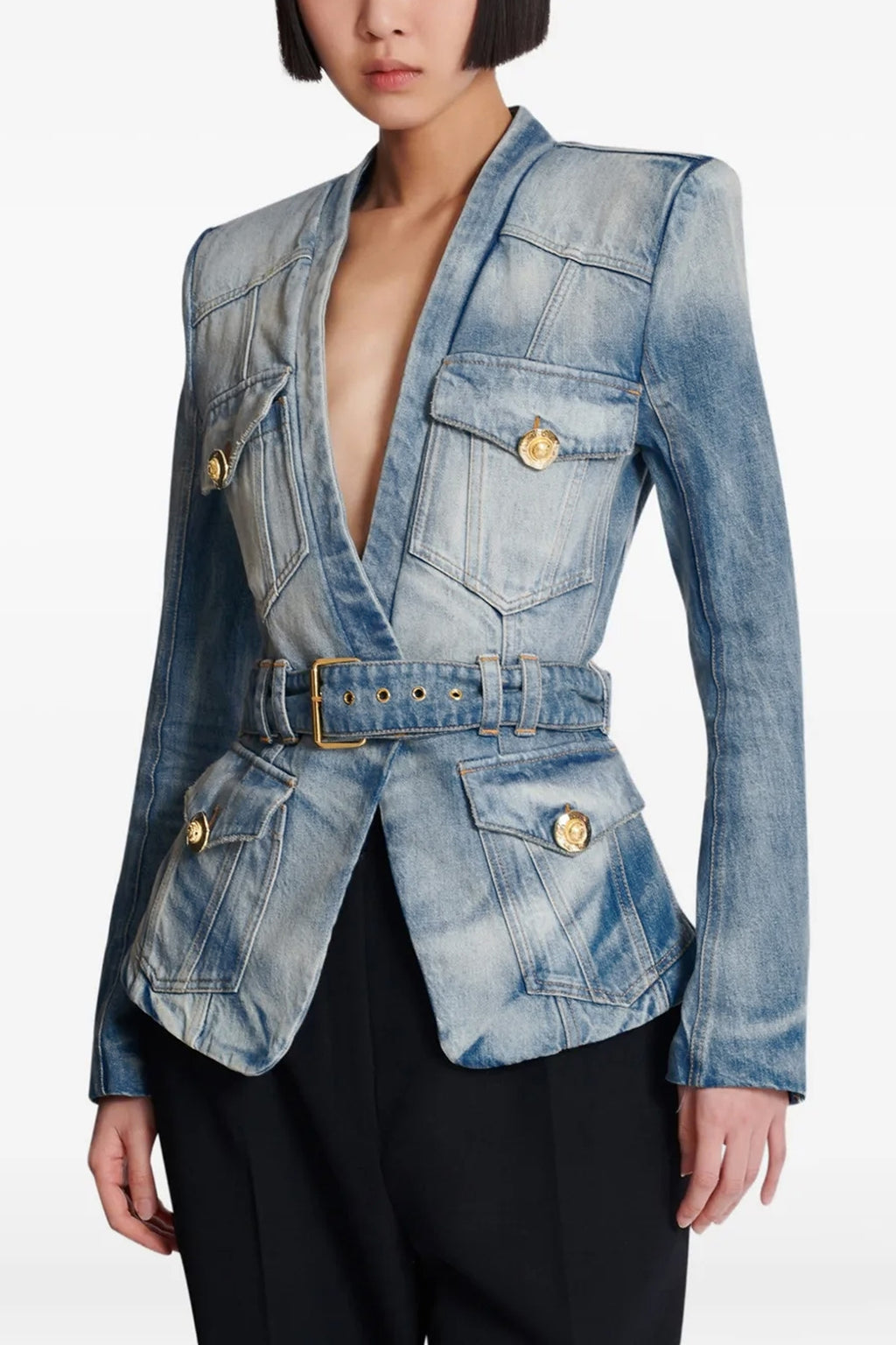 balmain Denim blazer