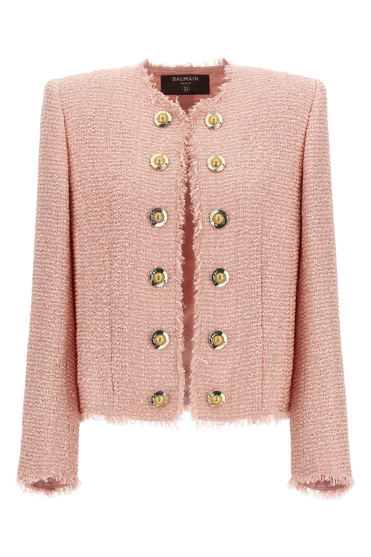 balmain Sequin tweed blazer