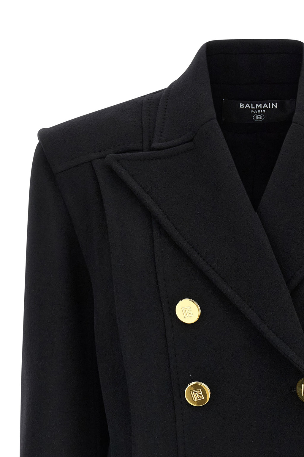 balmain Double-breasted coat