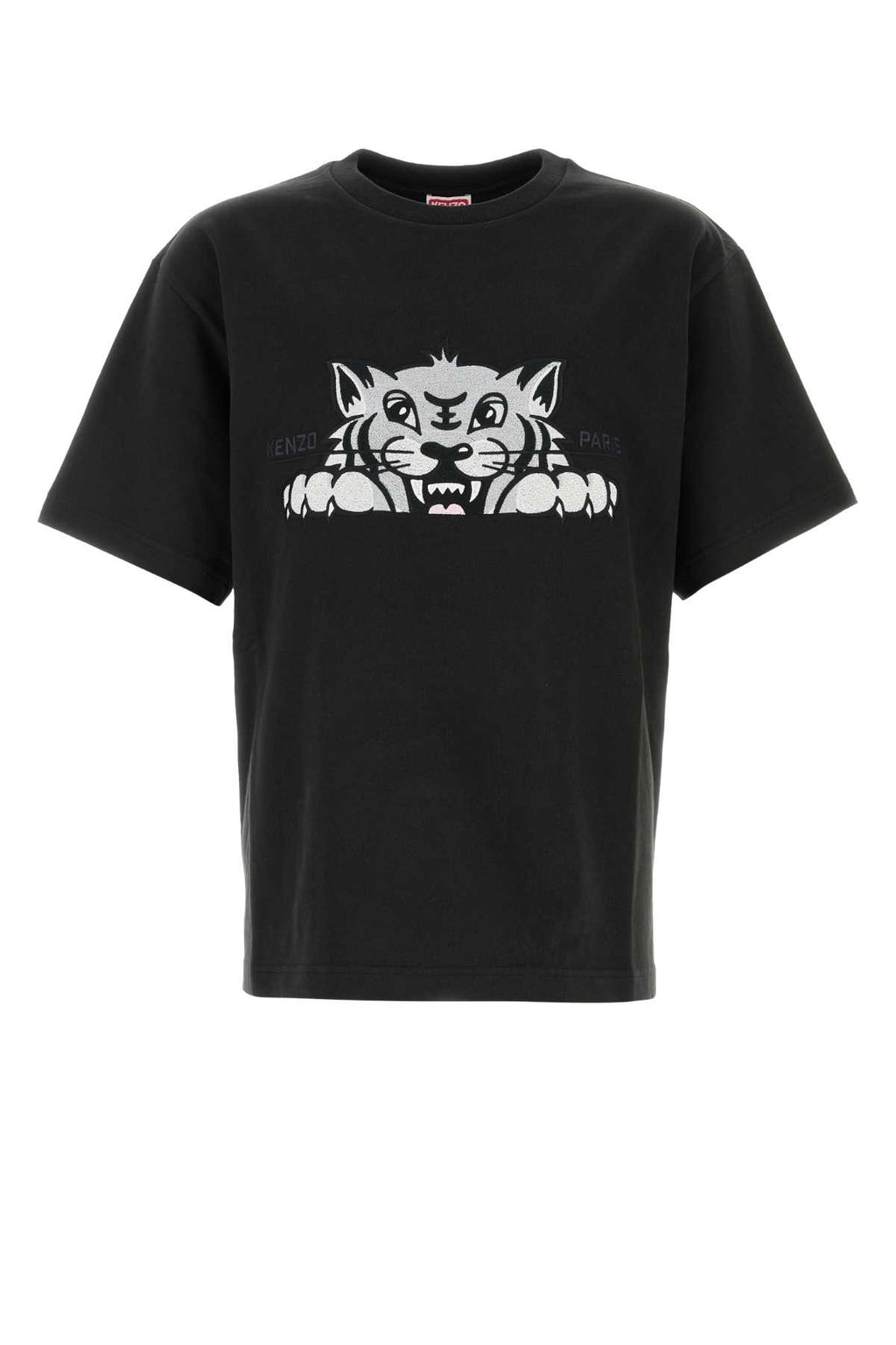 KENZO GOTS KENZO HAPPY TIGER EMBROIDERED OVERSIZE TSHIRT For Men Exterior: 100% Cotton