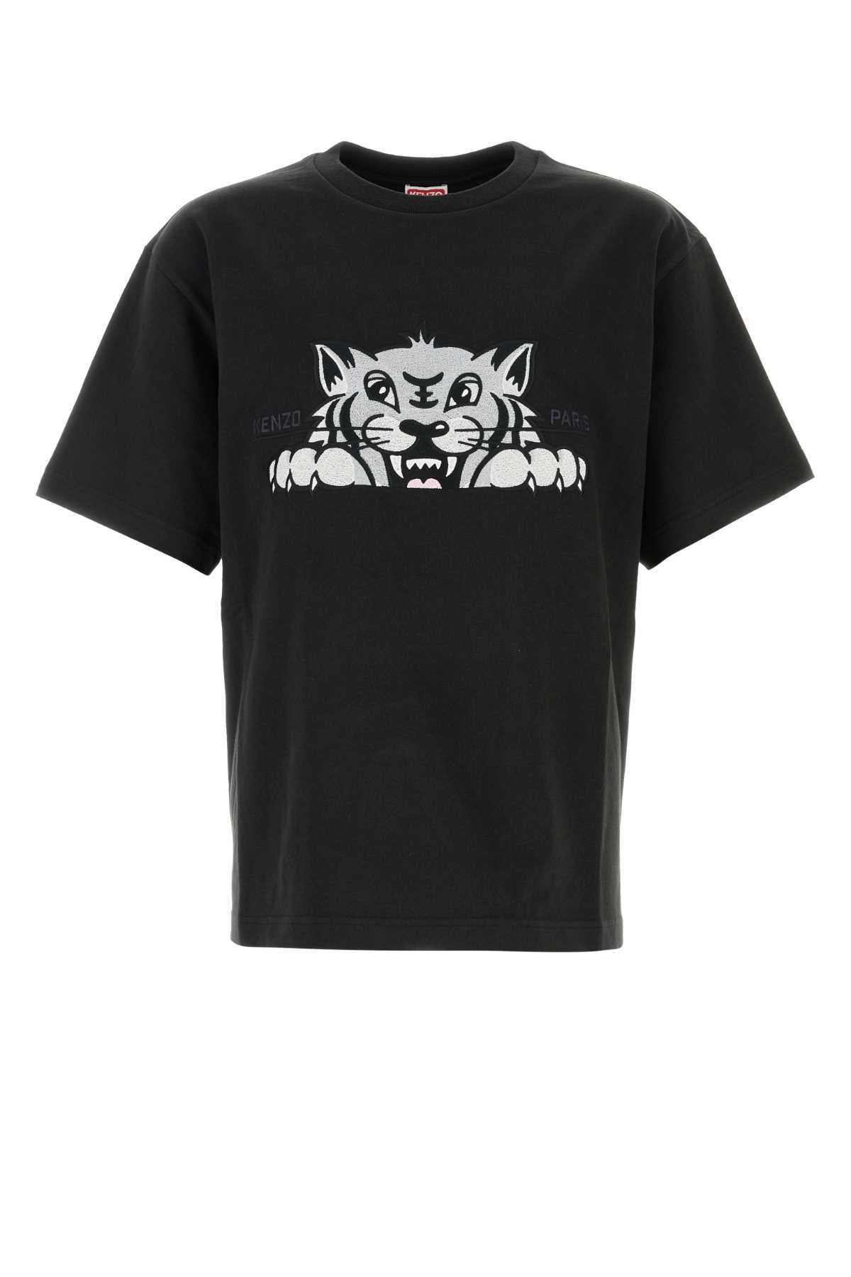 KENZO GOTS KENZO HAPPY TIGER EMBROIDERED OVERSIZE TSHIRT For Men Exterior: 100% Cotton