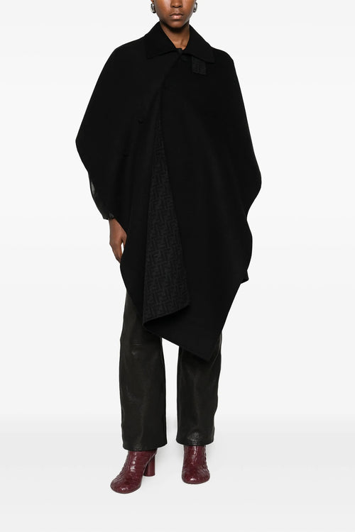 FENDI 'Double wool' cape For Women 99% virgin wool 1% silk