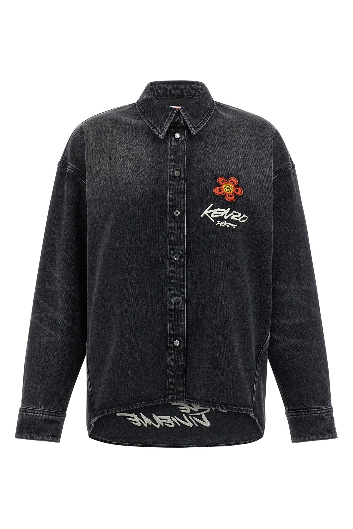 KENZO 'Kenzo x Futura 2000' shirt For Women 99% cotton, 1% elastane