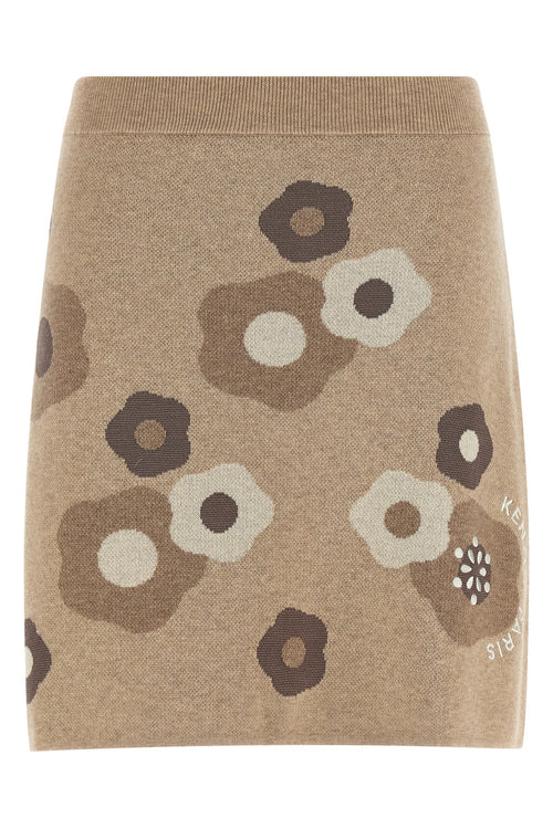 KENZO 'Hana Dots' skirt For Women 46% wo, 37% co, 17% vi