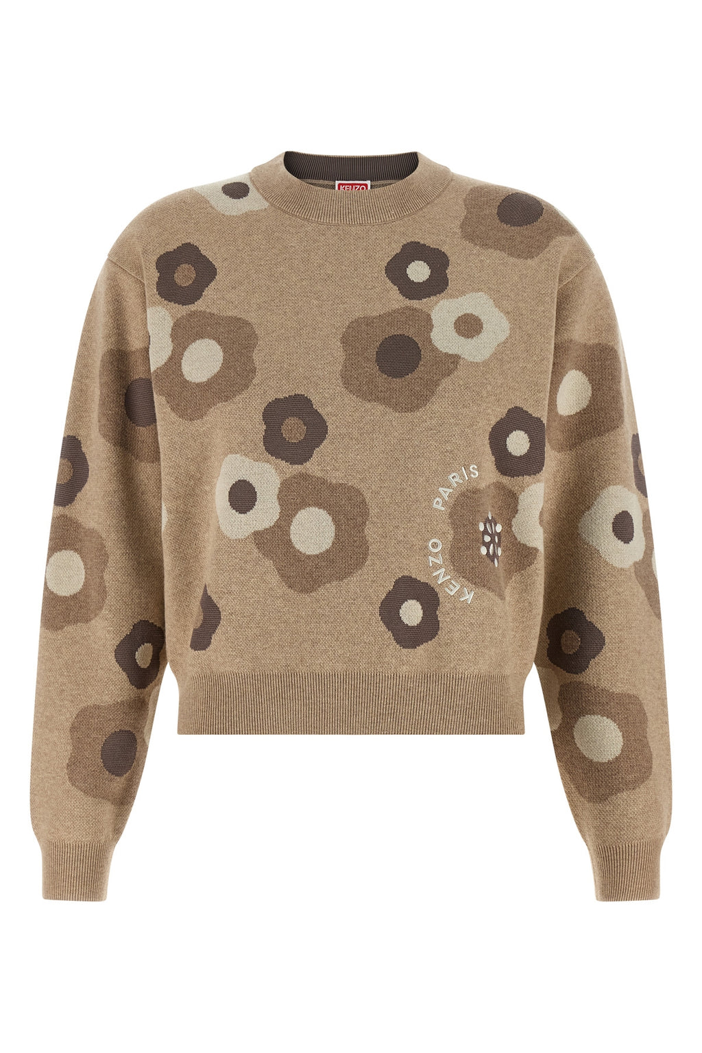 KENZO 'Hana Dots' sweater For Women 46% wo, 37% co, 17% vi