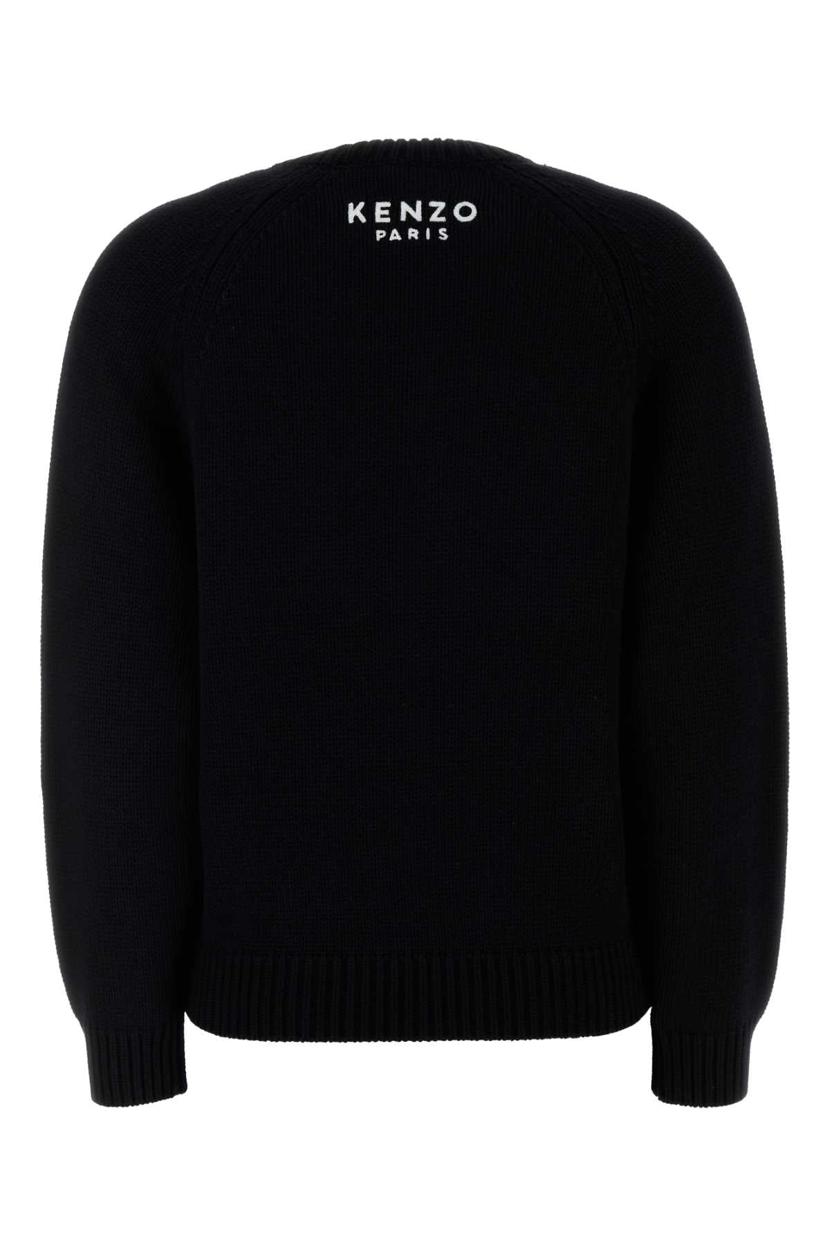 KENZO BOKE FLOWER PLACED JUMPER For Women Exterior: 71% Cotton 28% Wool 1% Nylon