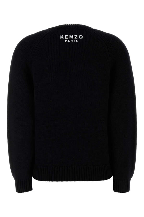 KENZO BOKE FLOWER PLACED JUMPER For Women Exterior: 71% Cotton 28% Wool 1% Nylon