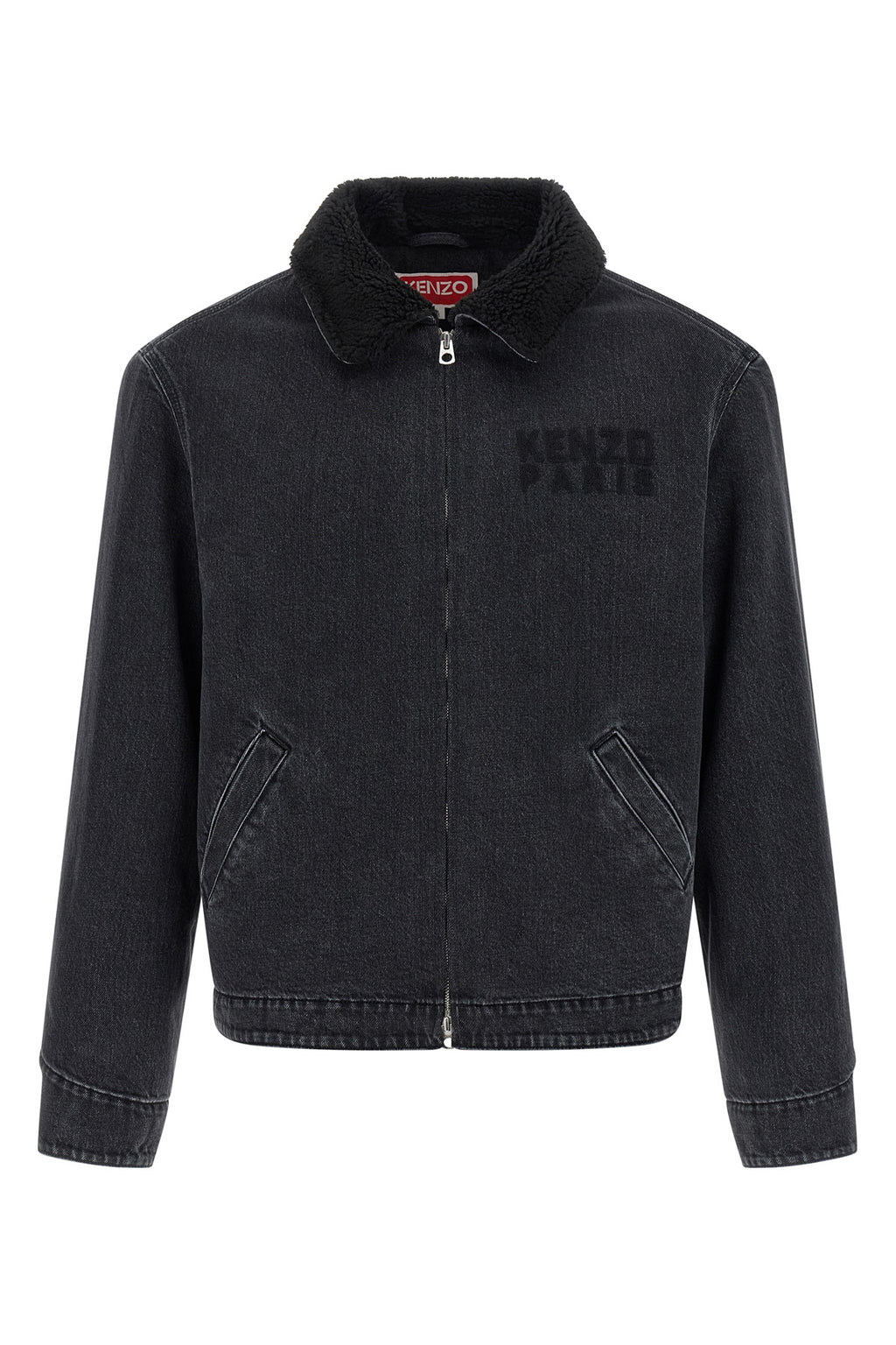 KENZO 'KENZO Happy Tiger' denim jacket For Men 99% cotton, 1% elastane