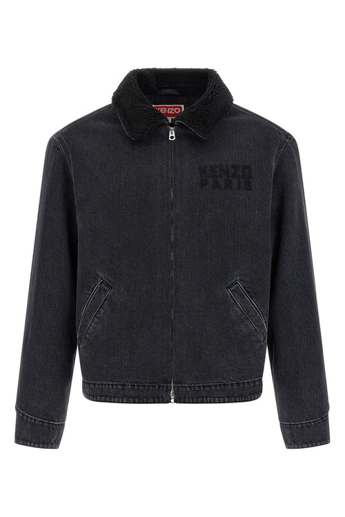 KENZO 'KENZO Happy Tiger' denim jacket For Men 99% cotton, 1% elastane