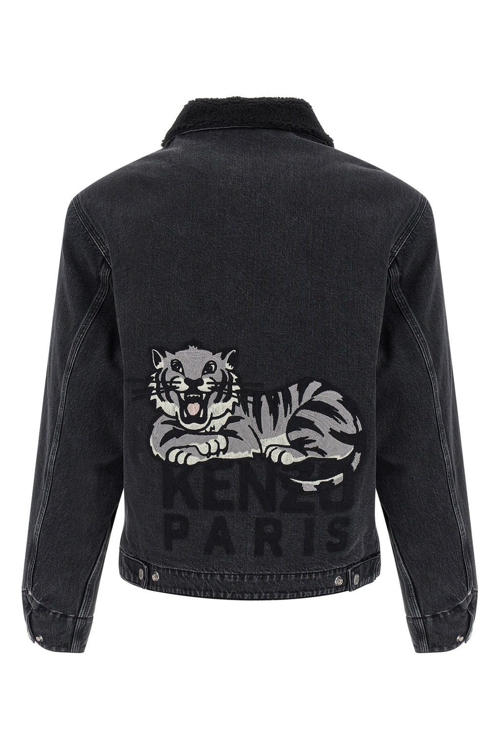 KENZO 'KENZO Happy Tiger' denim jacket For Men 99% cotton, 1% elastane
