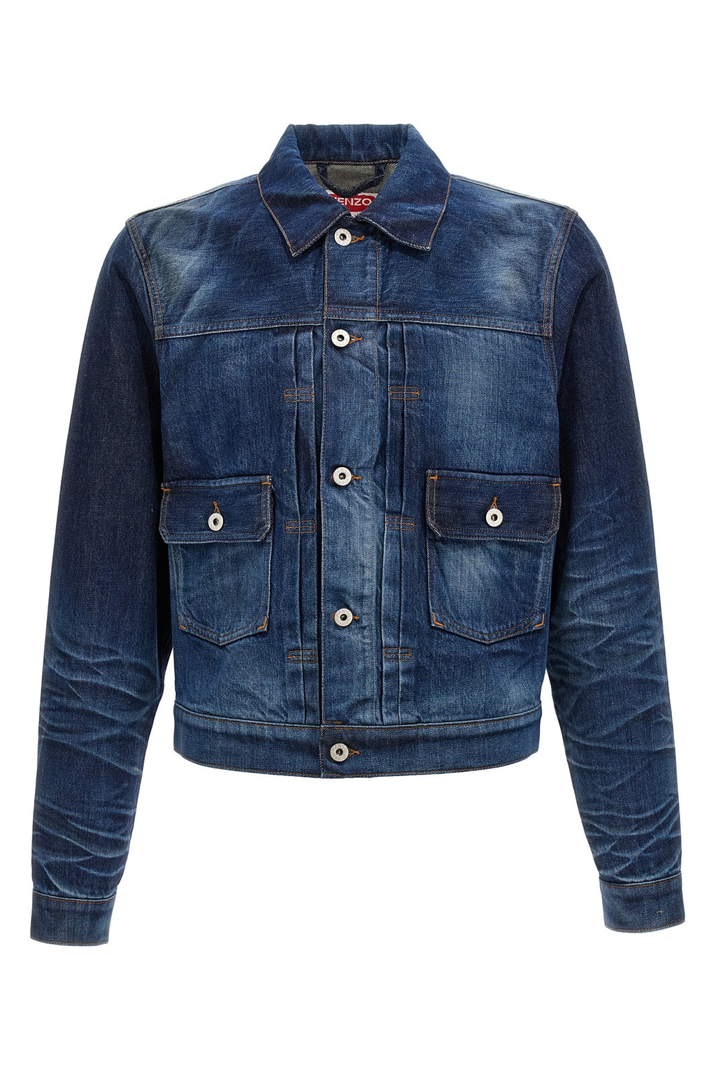 KENZO Japanese denim jacket For Men 100% cotton