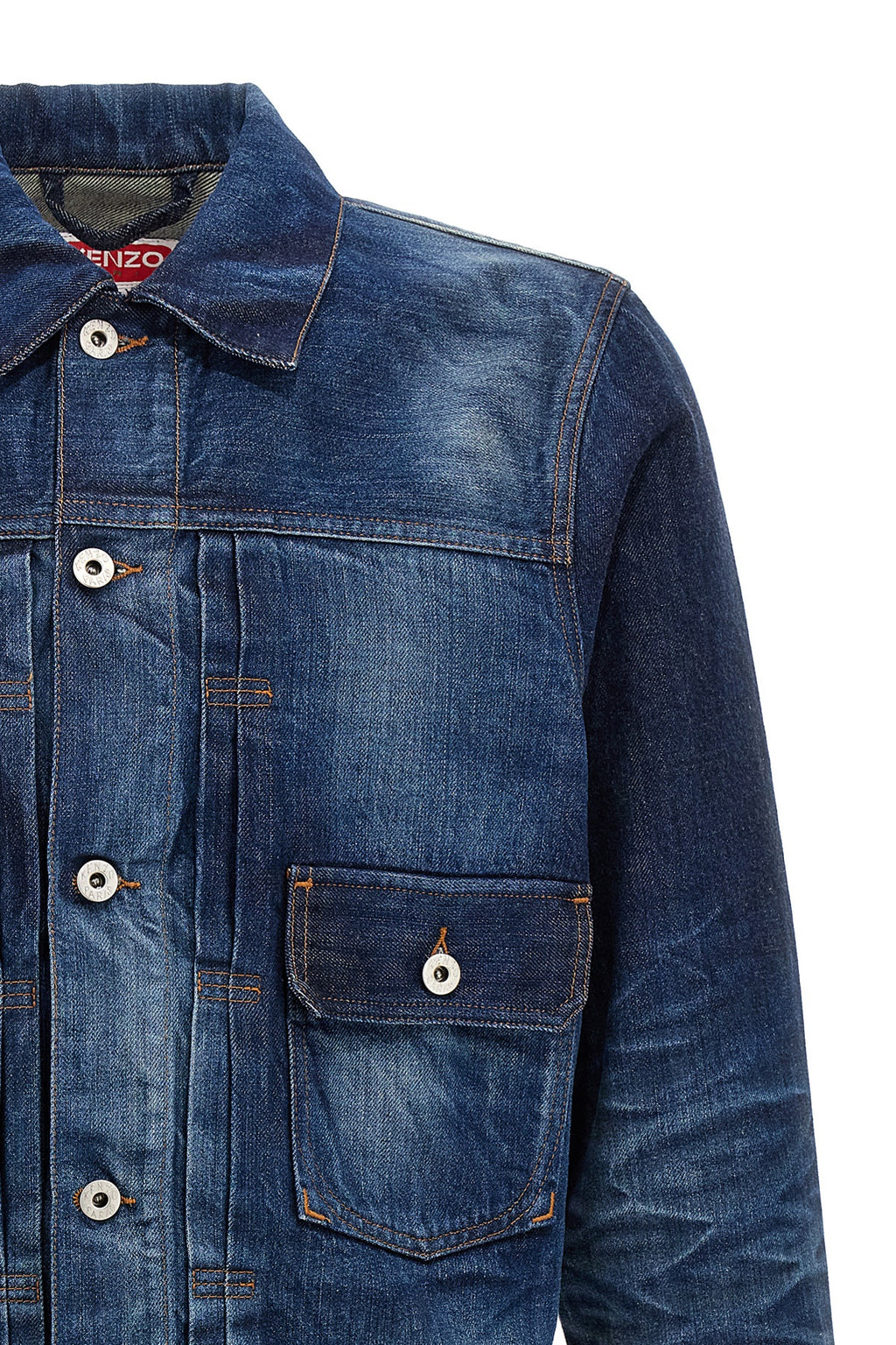 KENZO Japanese denim jacket For Men 100% cotton
