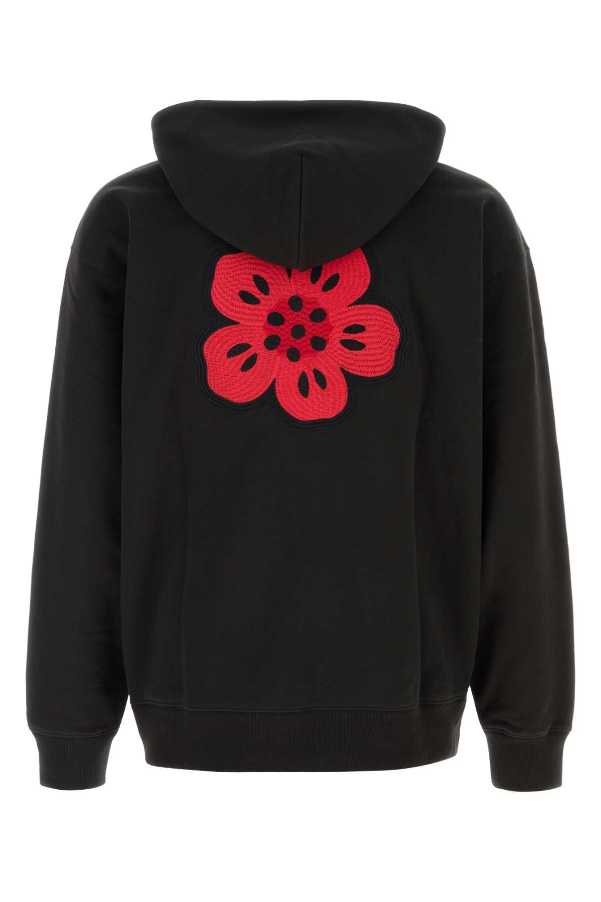 KENZO GOTS BOKE FLOWER EMBROIDERED OVERSIZE HOODIE