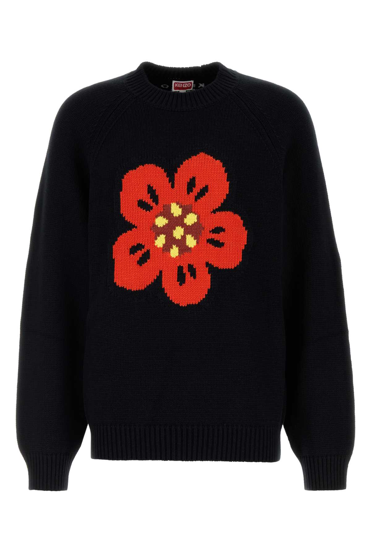 KENZO BOKE FLOWER JUMPER For Men Exterior: 71% Cotton 28% Wool 1% Nylon