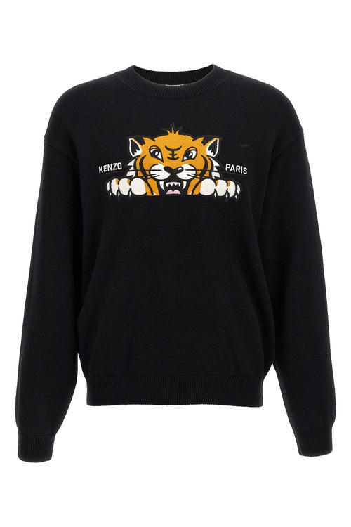 KENZO 'KENZO Happy Tiger' sweater For Men 55% wool, 45% cotton
