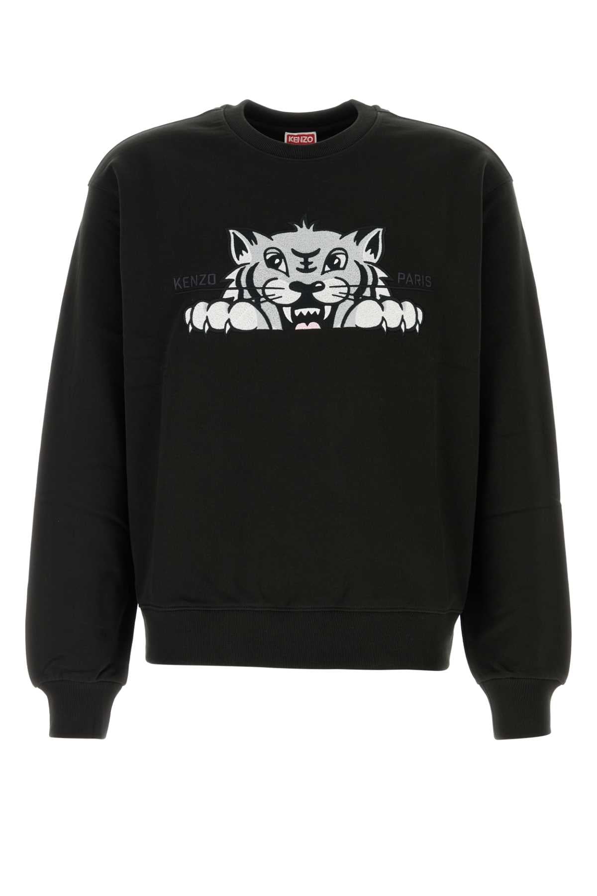 KENZO KENZO HAPPY TIGER EMBROIDERED CLASSIC SWEATSHIRT For Men Exterior: 100% Cotton