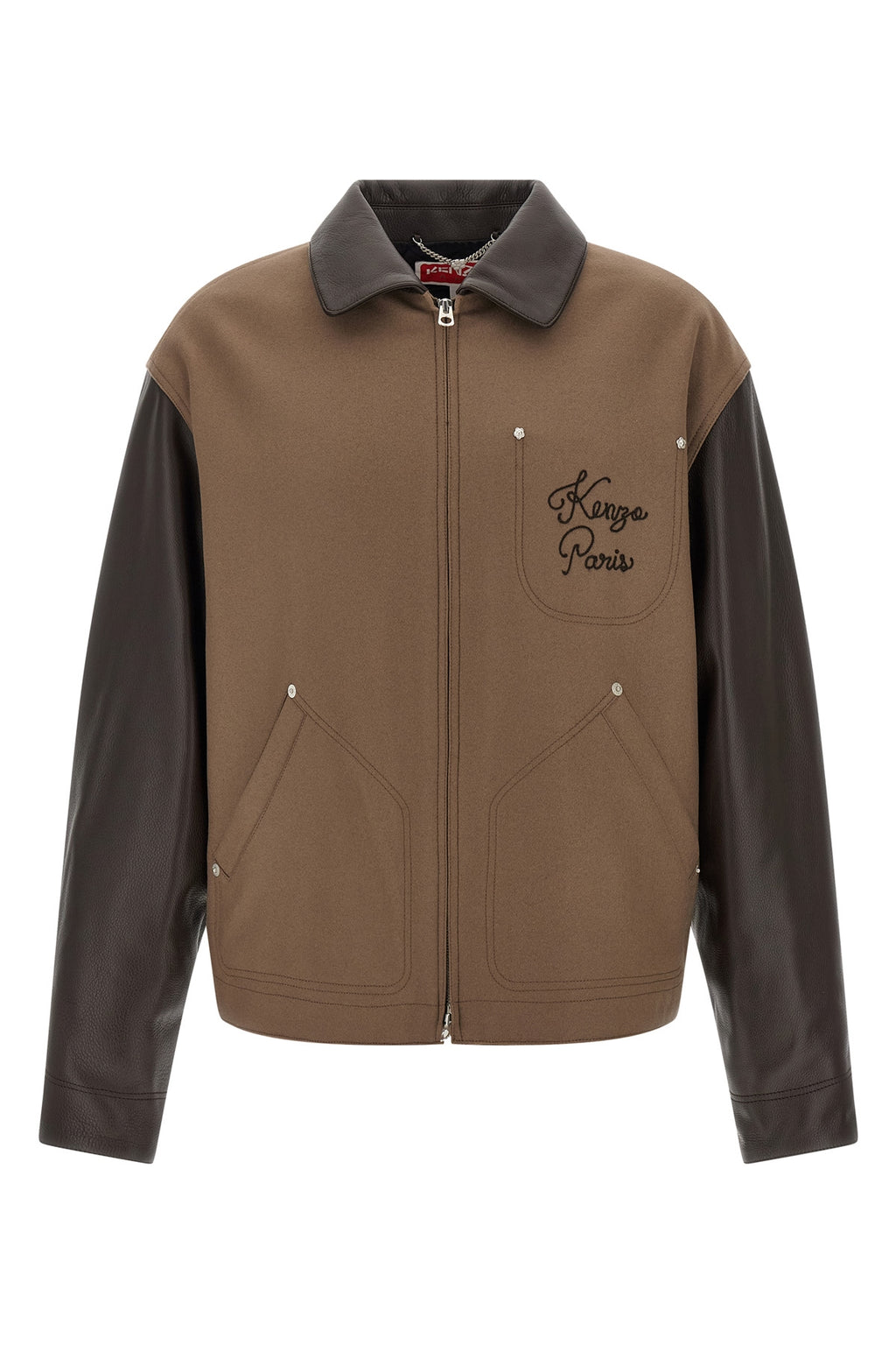 KENZO 'KENZO Paris Chainstitch' jacket For Men 80% virgin wool, 20% polyamide