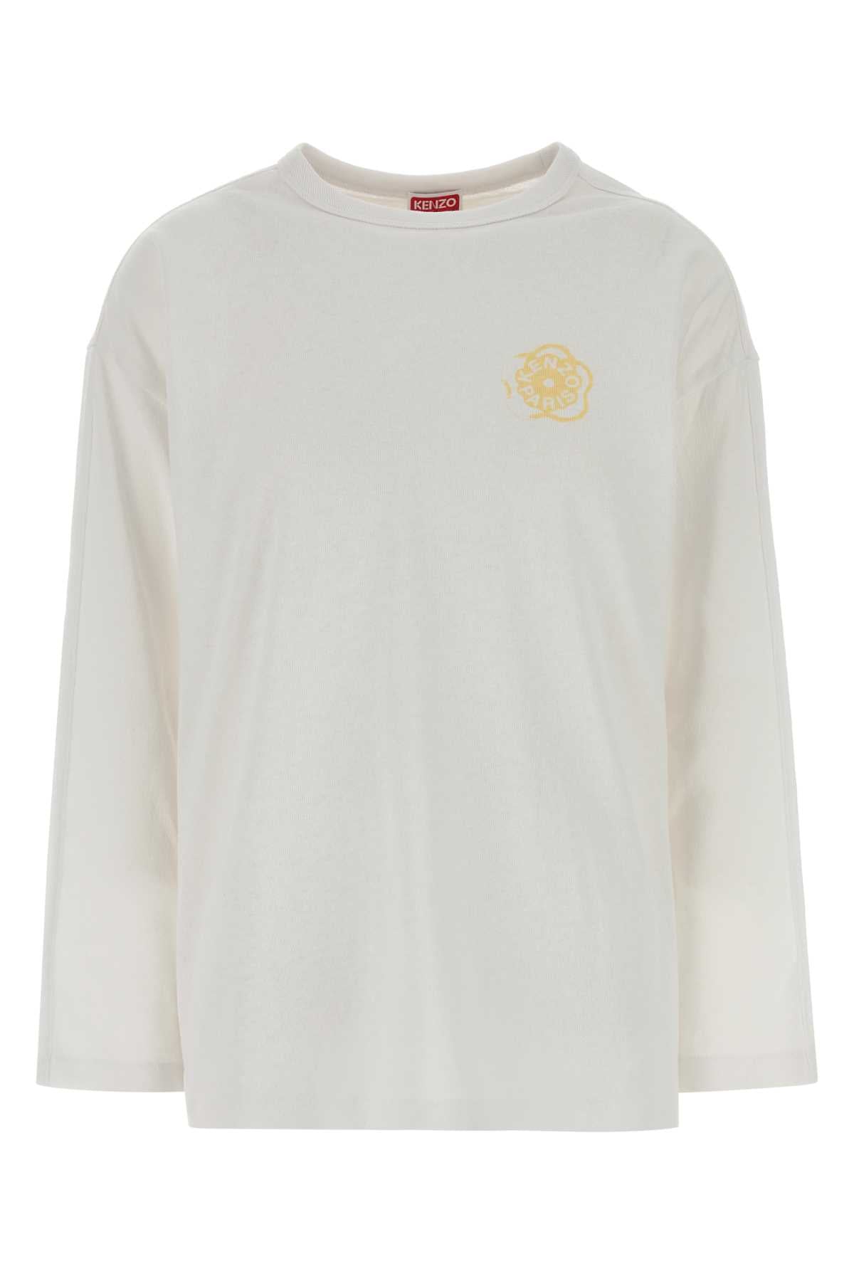 KENZO BOKE FLOWER 2.0 LONG SLEEVES T-SHIRT For Women Exterior: 100% Cotton