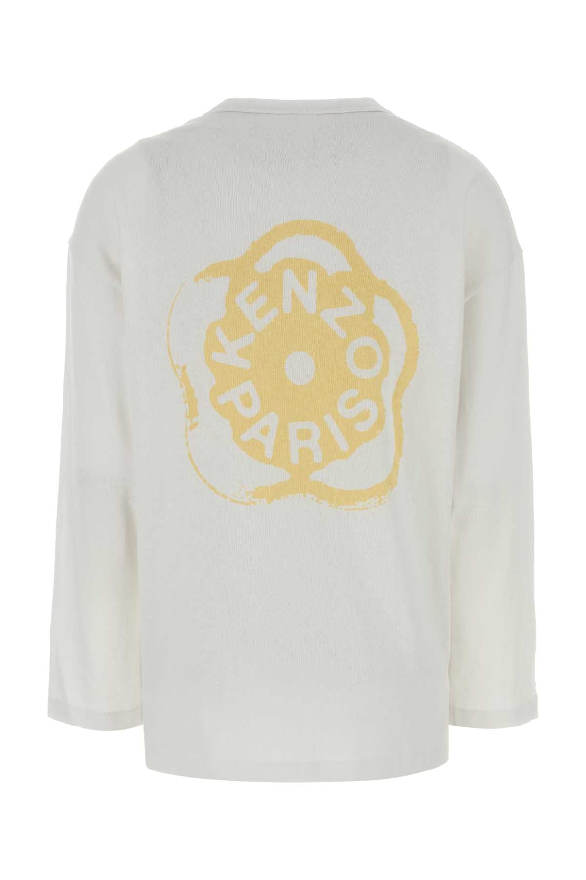 KENZO BOKE FLOWER 2.0 LONG SLEEVES T-SHIRT For Women Exterior: 100% Cotton