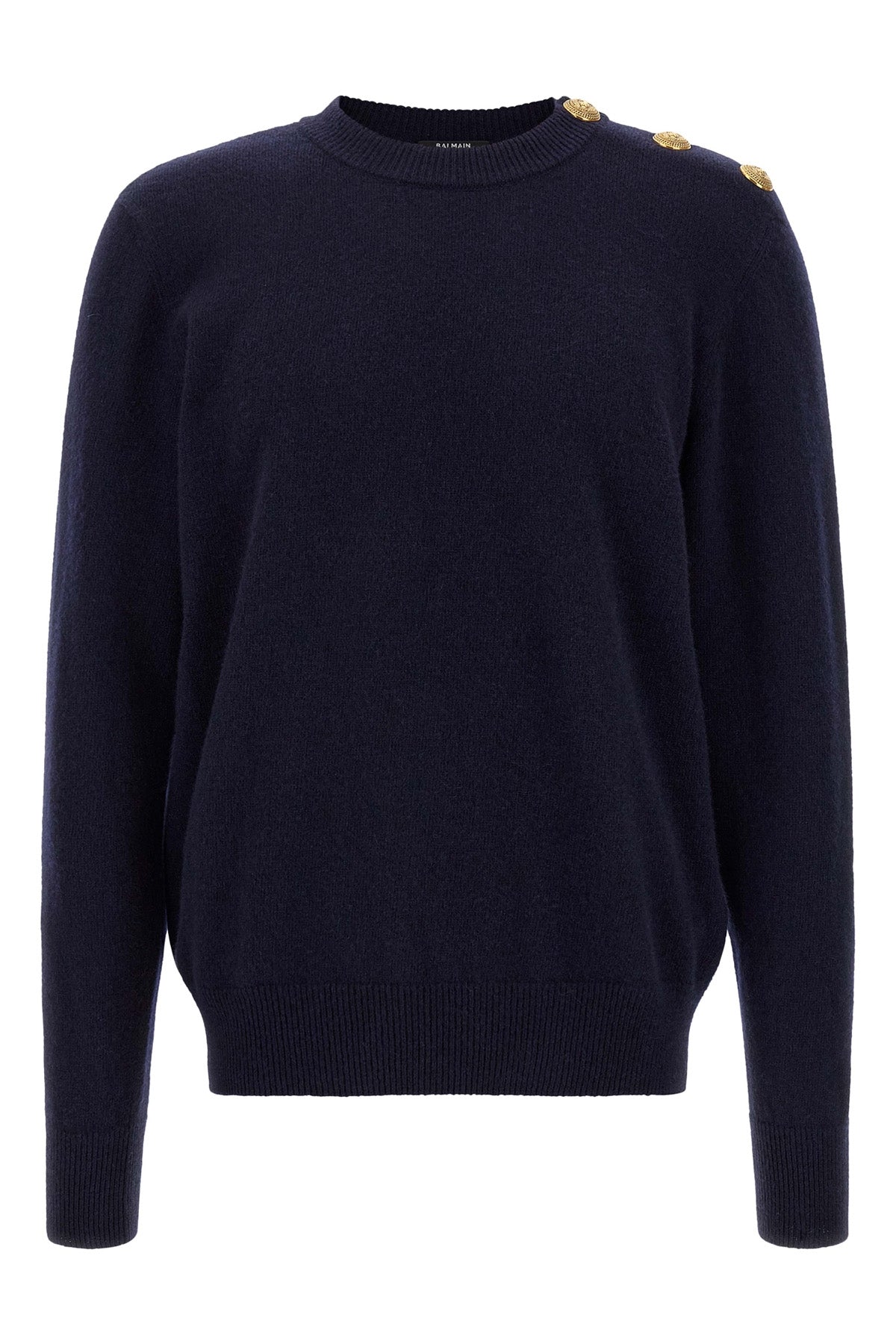 balmain 'Leone catena' button sweater