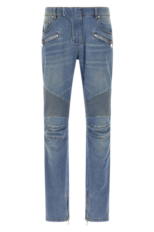 BALMAIN 'Biker' jeans For Men 98% cotton, 2% elastane