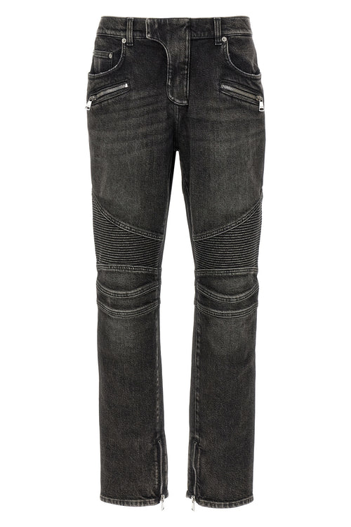 BALMAIN 'Biker' jeans For Men 99% cotton, 1% elastane