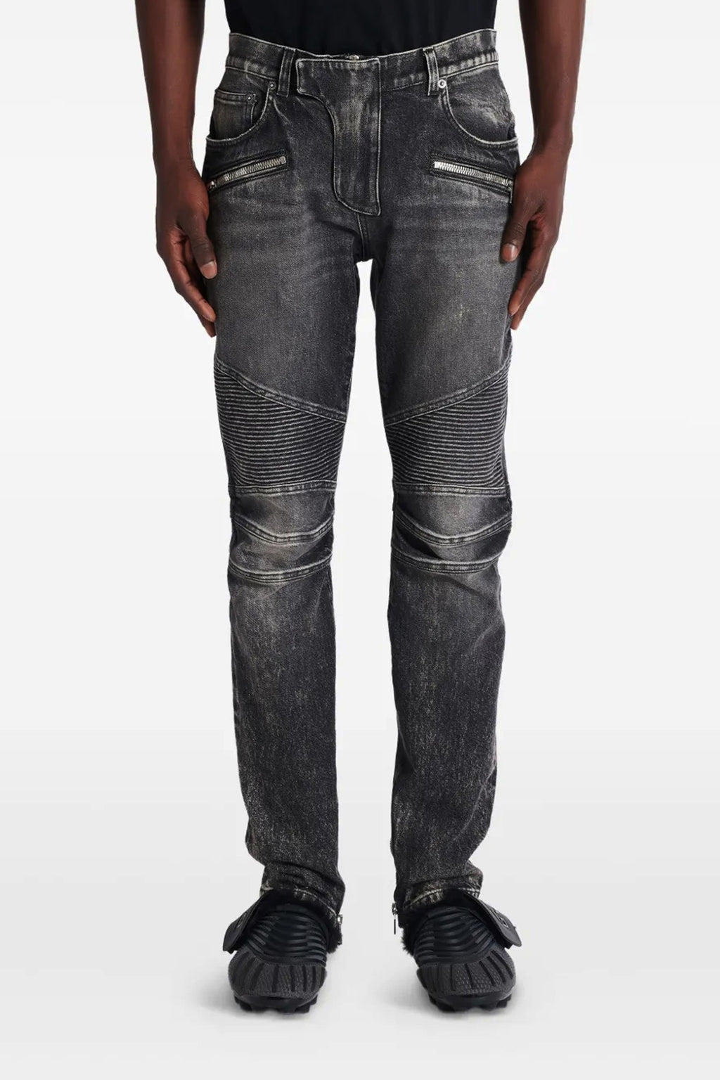 balmain 'Biker' jeans