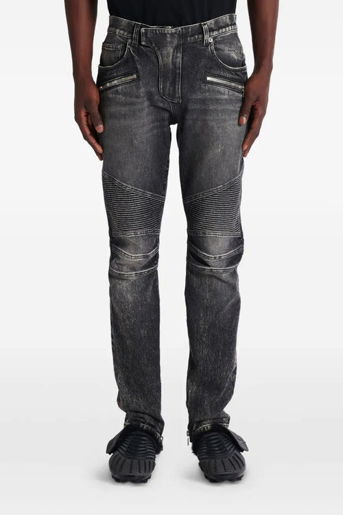 BALMAIN 'Biker' jeans For Men 99% cotton, 1% elastane