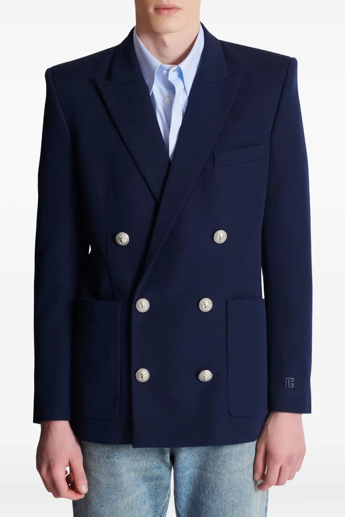 balmain Grain de poudre blazer