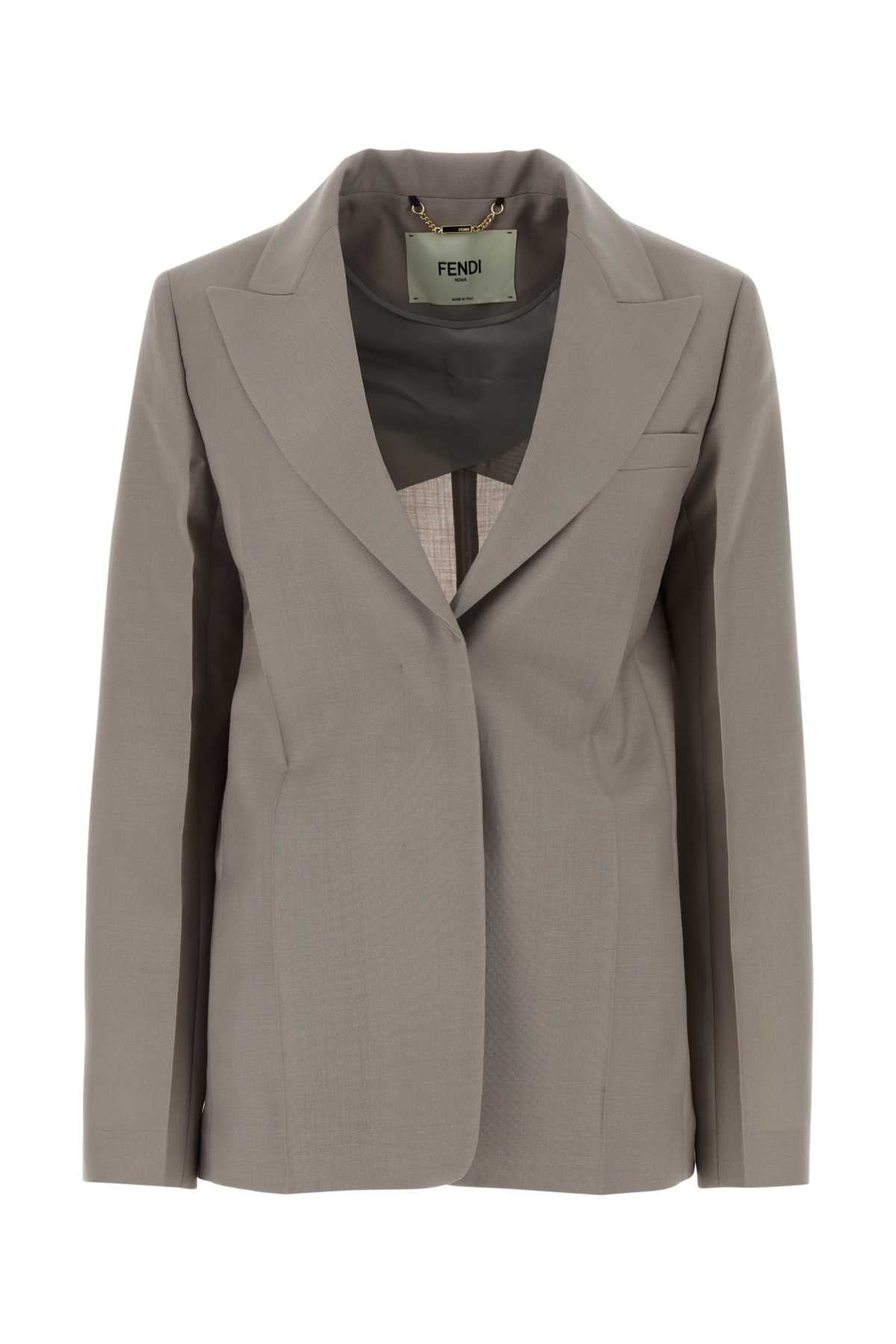 FENDI GIACCA For Women Exterior: 60% Mohair 40% Wool