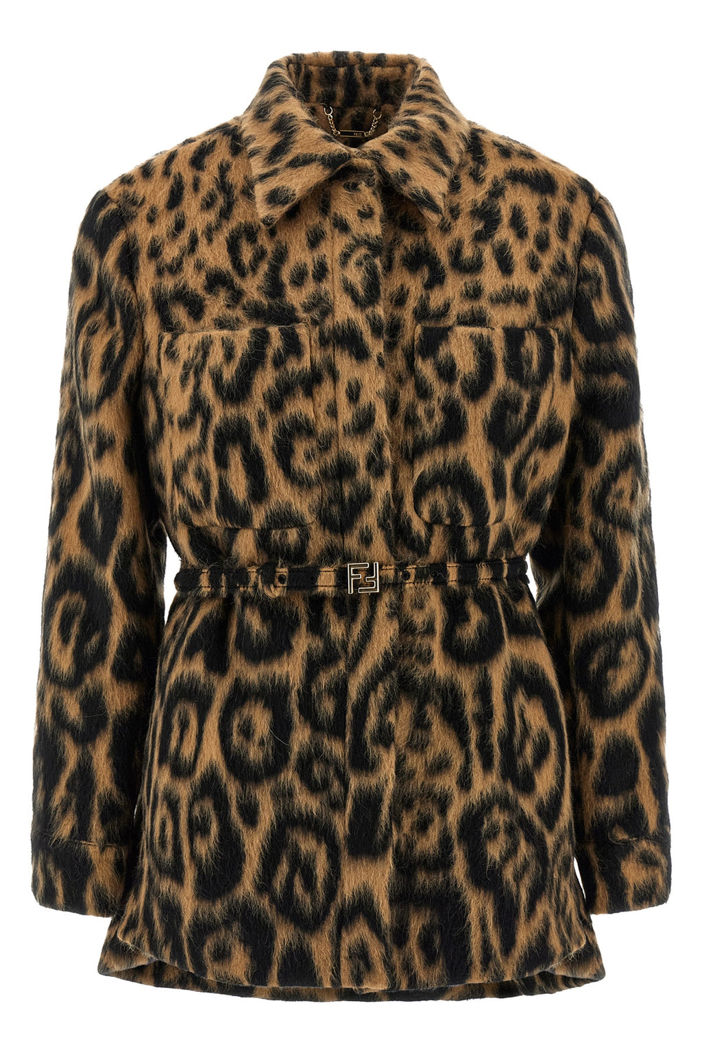 FENDI Animalier jacket For Women 62% virgin wool 38% wool