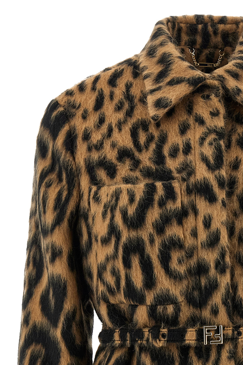 FENDI Animalier jacket For Women 62% virgin wool 38% wool