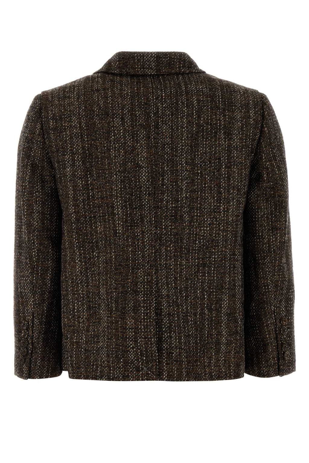FENDI GIACCA TAILORING TWEED For Women Exterior: 43% Wool 40% Alpaca 17% Nylon Lining: 100% Viscose