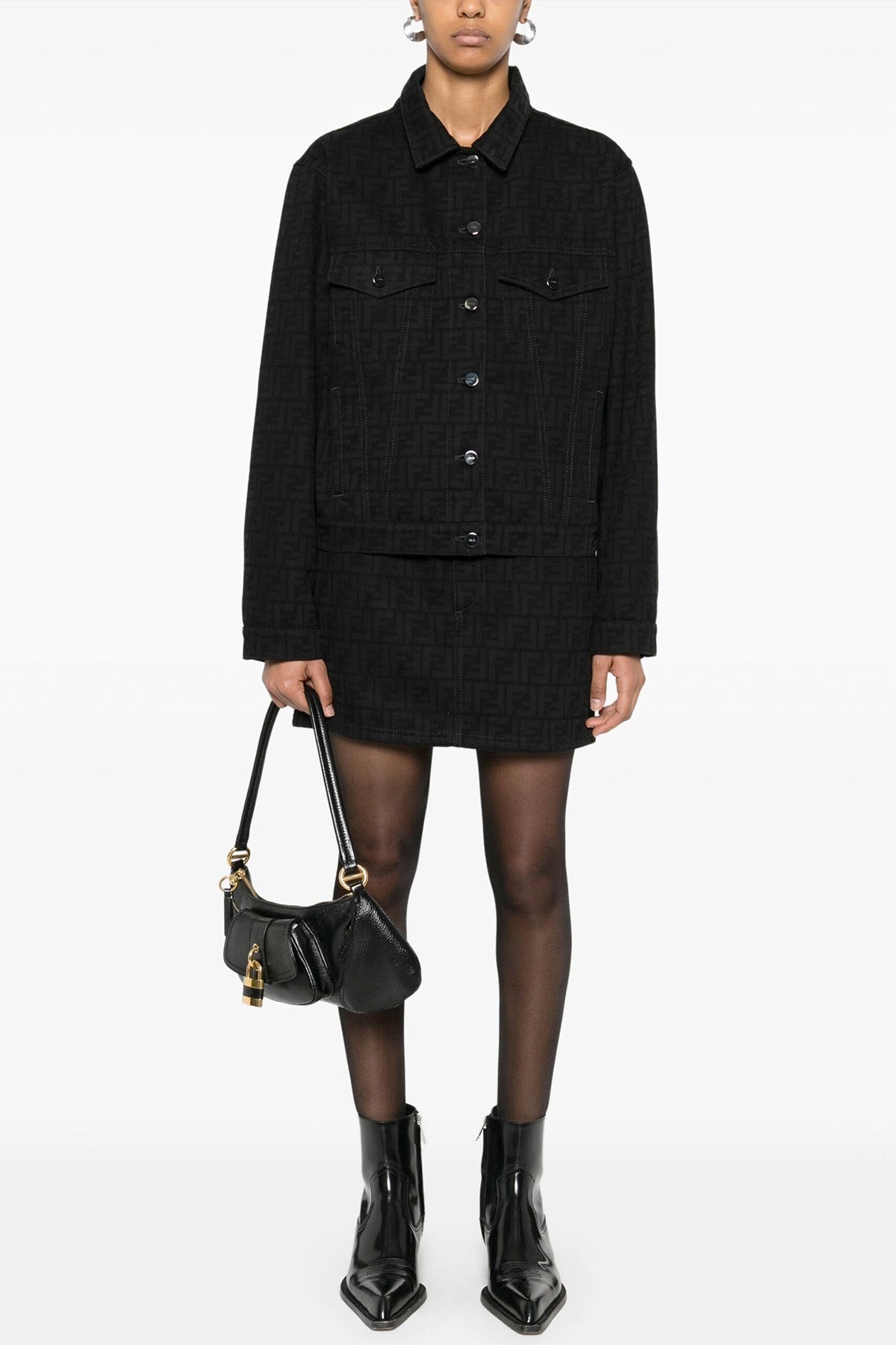 fendi 'FF' denim jacket