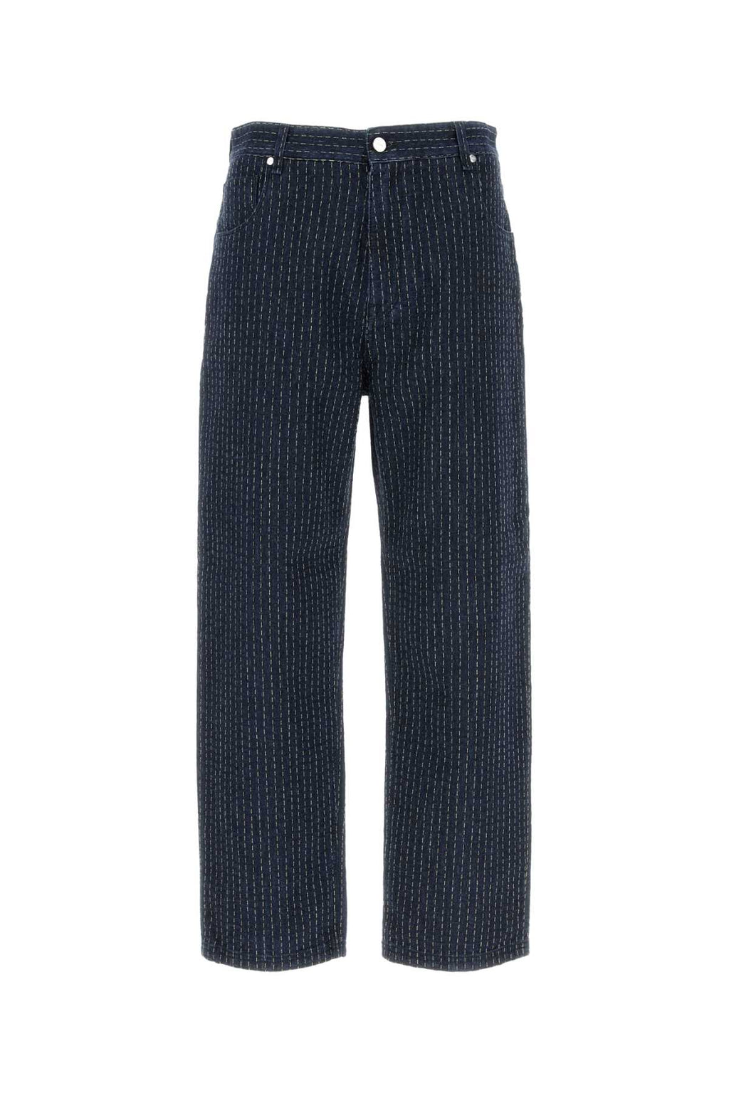 FENDI DENIM R. STITCHING ALLOVER For Men Exterior: 93% Cotton 6% Nylon 1% Elastane