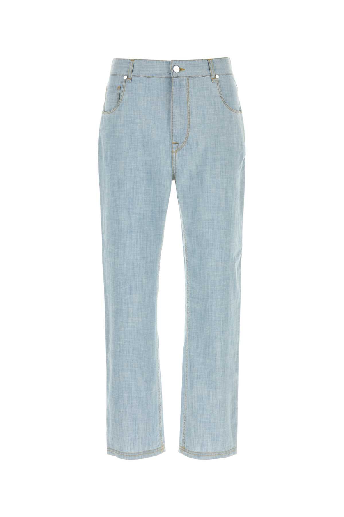 FENDI DENIM R. CHAMBRAY For Men Exterior: 100% Cotton