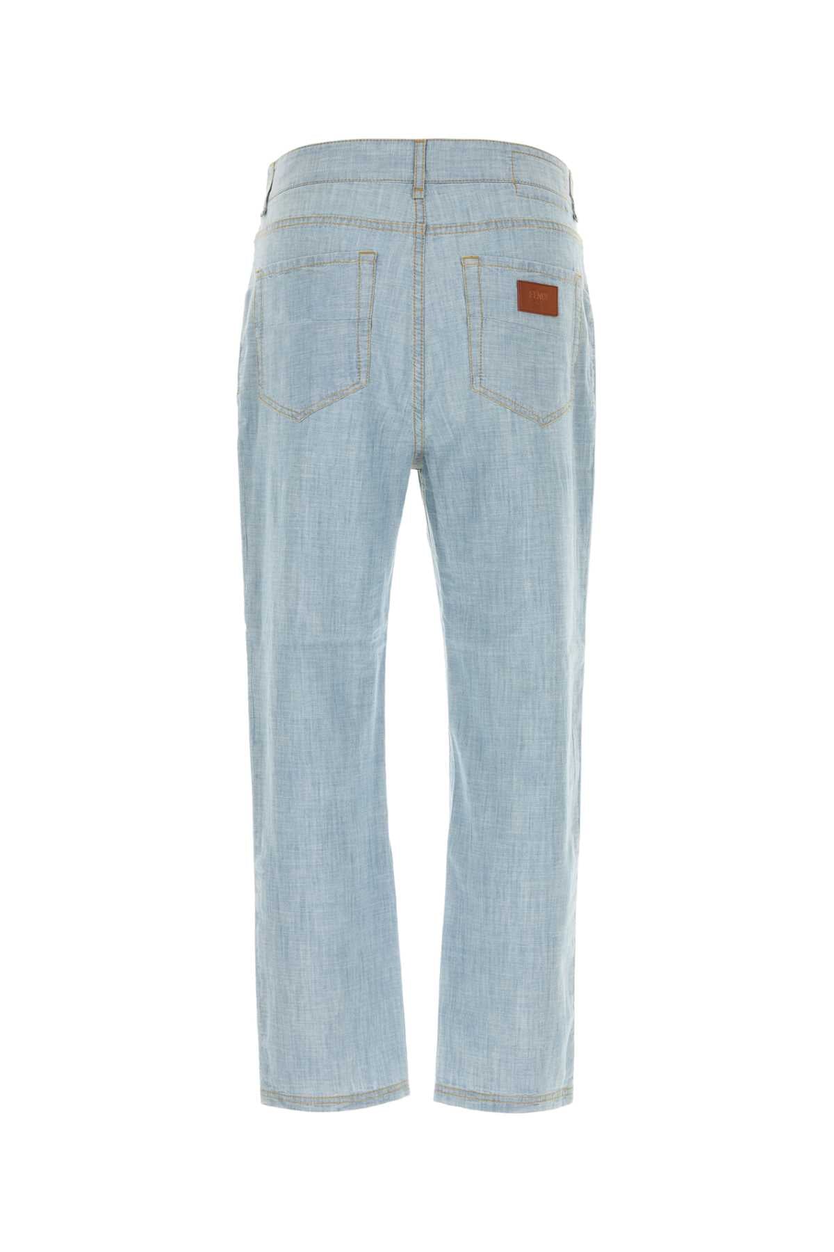 FENDI DENIM R. CHAMBRAY For Men Exterior: 100% Cotton