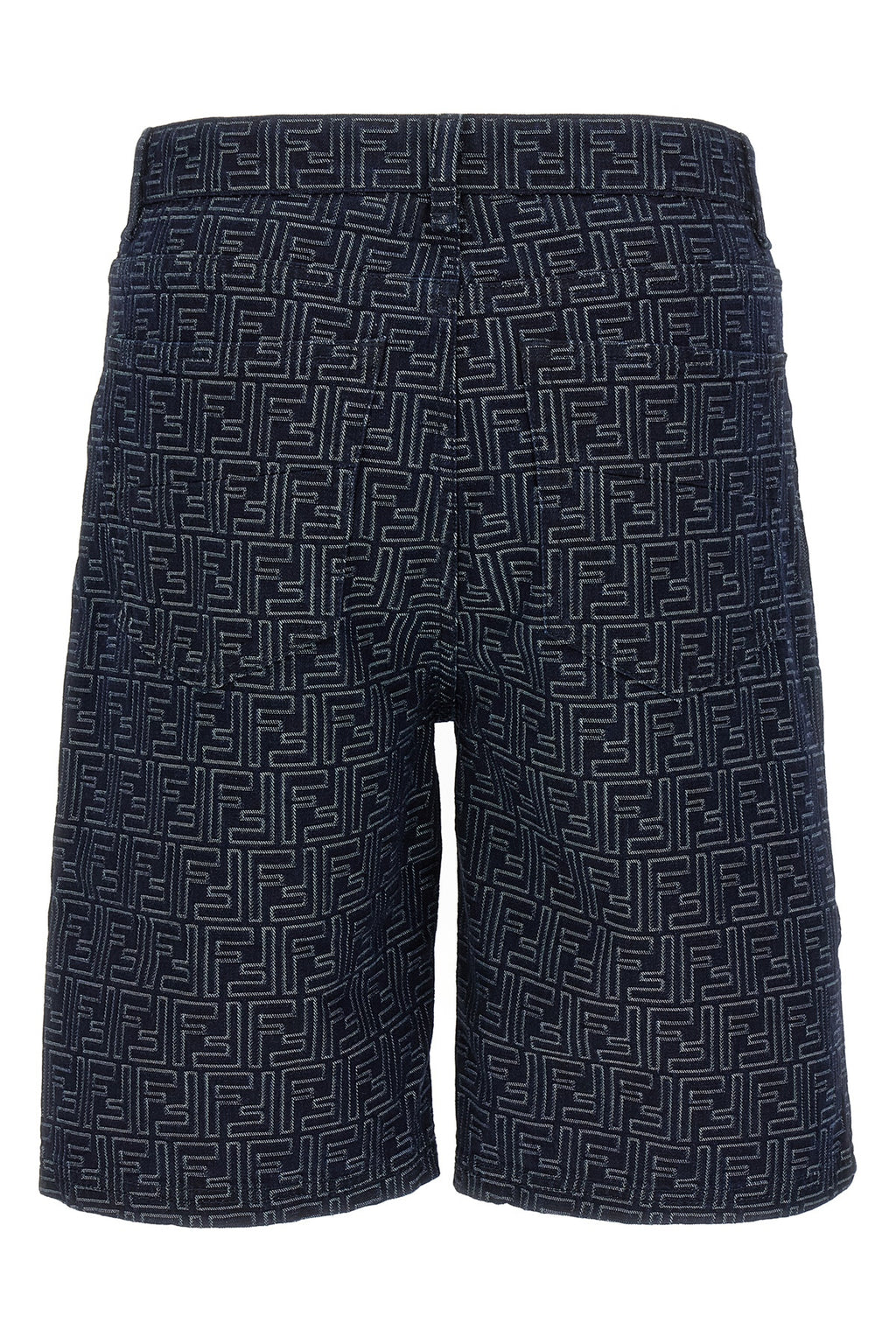 fendi Bermuda jeans Jacquard FF