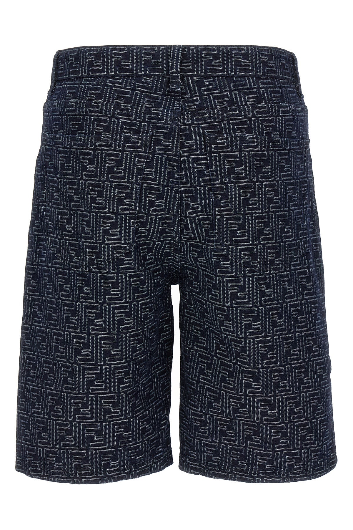 fendi Bermuda jeans Jacquard FF