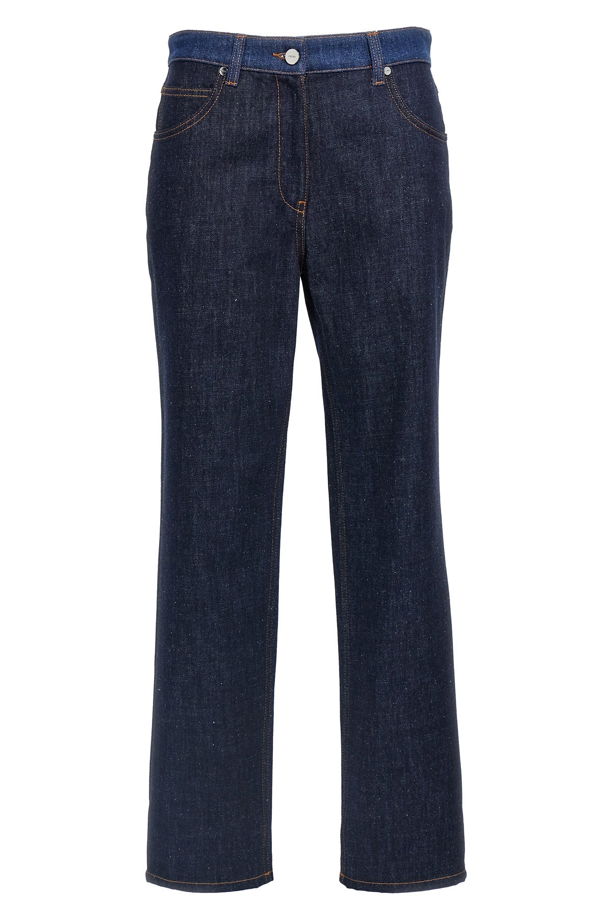 FENDI Two-tone jeans For Women 100% cotton
