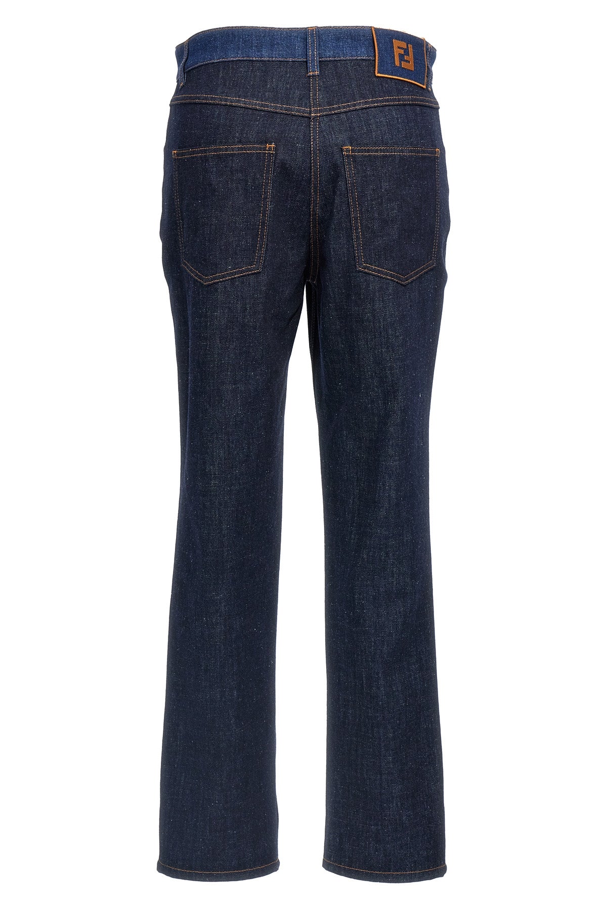 FENDI Two-tone jeans For Women 100% cotton