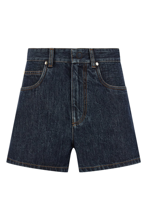 FENDI 'FF padded' shorts For Women 97% cotton, 3% elastane