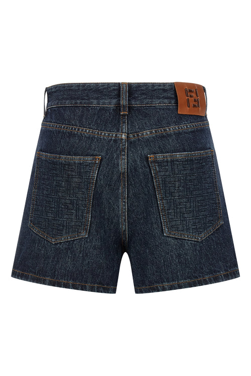 FENDI 'FF padded' shorts For Women 97% cotton, 3% elastane
