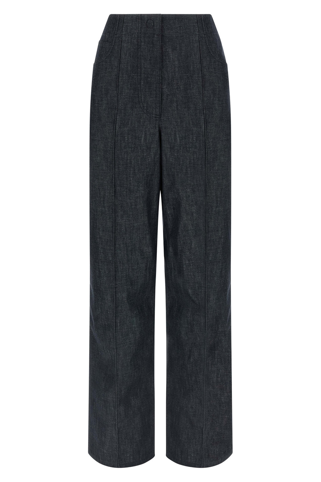 FENDI 'Fendi Roma' patch jeans For Women 100% cotton