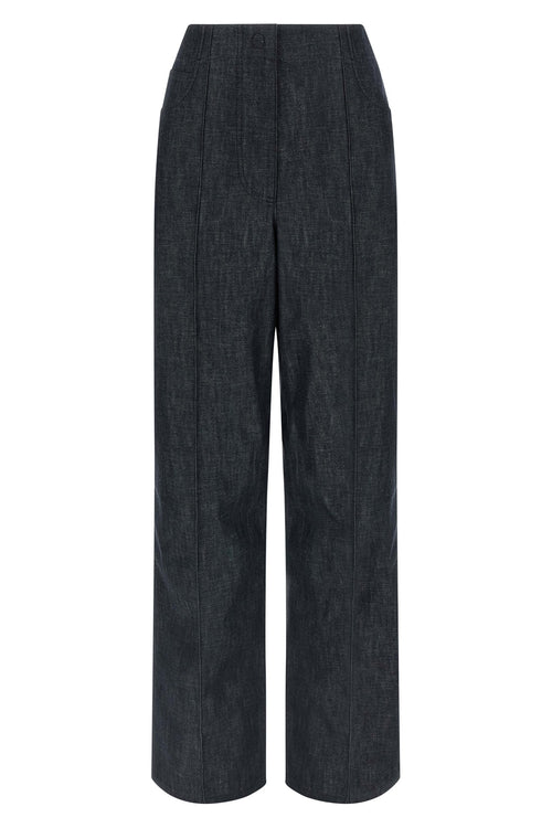 FENDI 'Fendi Roma' patch jeans For Women 100% cotton