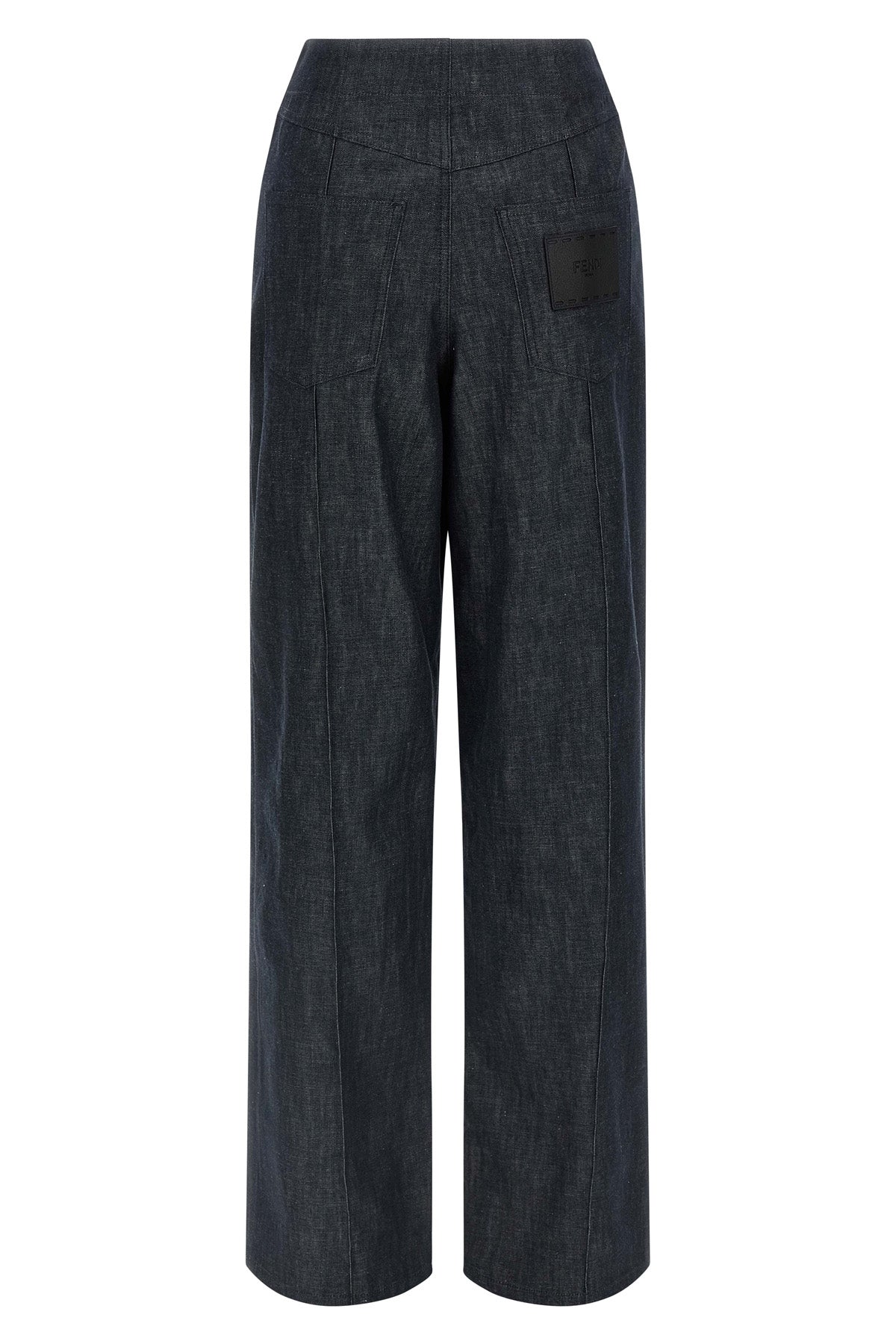 fendi 'Fendi Roma' patch jeans